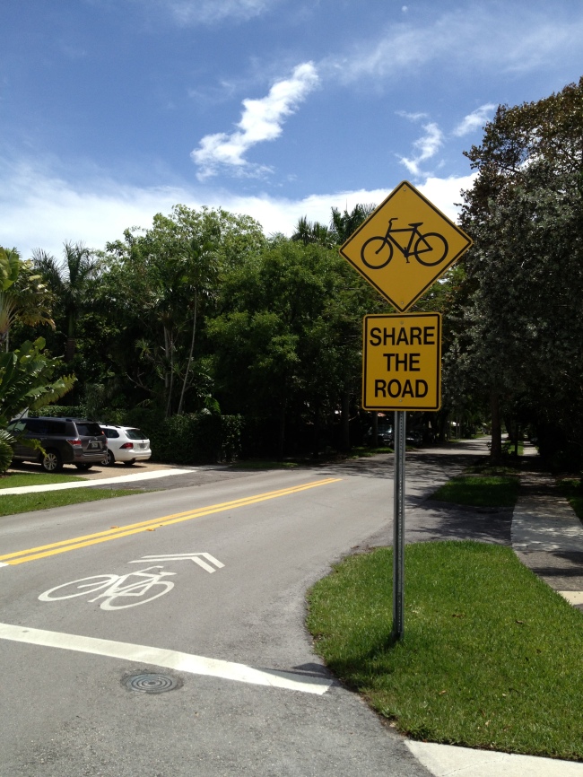Share the Road - Coconut Grove